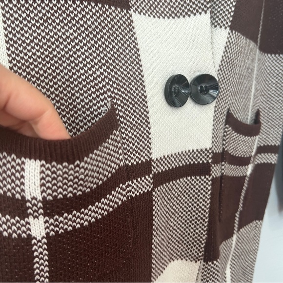 Gee Gee Plaid Sweater Cardigan - Picture 4 of 4